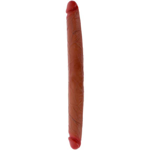FALLO DOPPIO REALISTICO IN SILICONE CON PELLE SCORREVOLE 40 CM