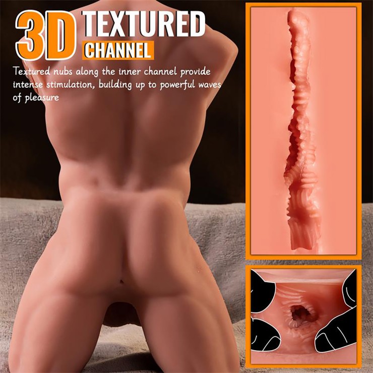 ELY TORSO DI UOMO CON PENE STACCABILE MOVIMENTO SU E GIÙ...