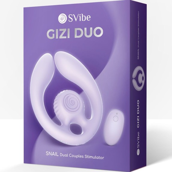 copy of VIBRATORE DOPPIO PER STIMOLAZIONE SIMULTANEA DI DUE PERSONE GIZI DUO