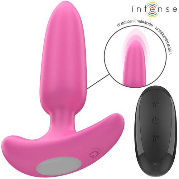 PLUG ANALE PICCOLO ROSA VIBRANTE CON TELECOMANDO ROSS INTENSE