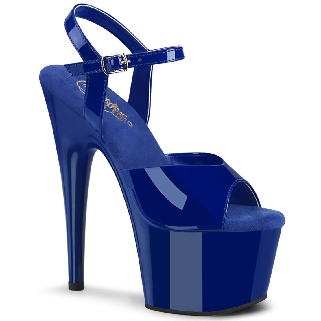 SANDALI BLU INTENSO SEXY TACCO 17 NUMERO GRANDE...