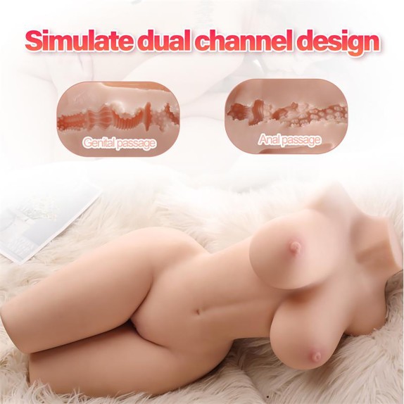 PAGE TORSO BAMBOLA REALISTICA SEXY CON ANO E VAGINA PENETRABILI XISE