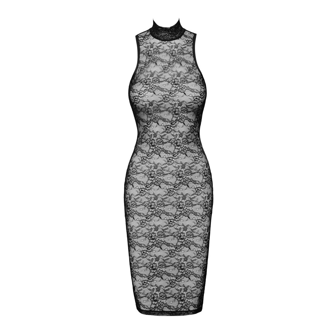 ABITO SMANICATO SEXY PER DONNA IN PIZZO SCOLLO...