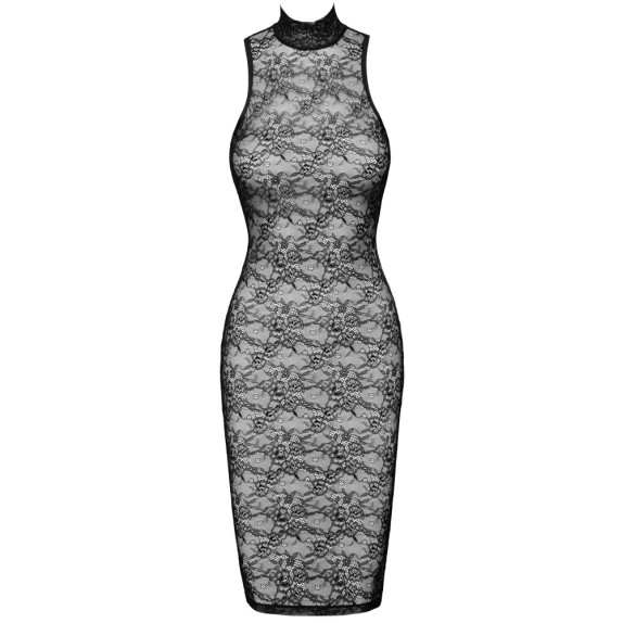 ABITO SMANICATO SEXY PER DONNA IN PIZZO SCOLLO HALTER COTTELLI