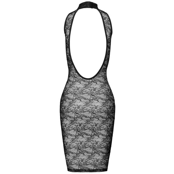ABITO SMANICATO SEXY PER DONNA IN PIZZO SCOLLO HALTER COTTELLI