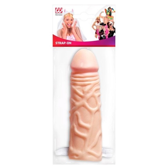 SCERZO A FORMA DI PENE CON ELASTICO PER SCHERZI E ADDII AL NUBILATO