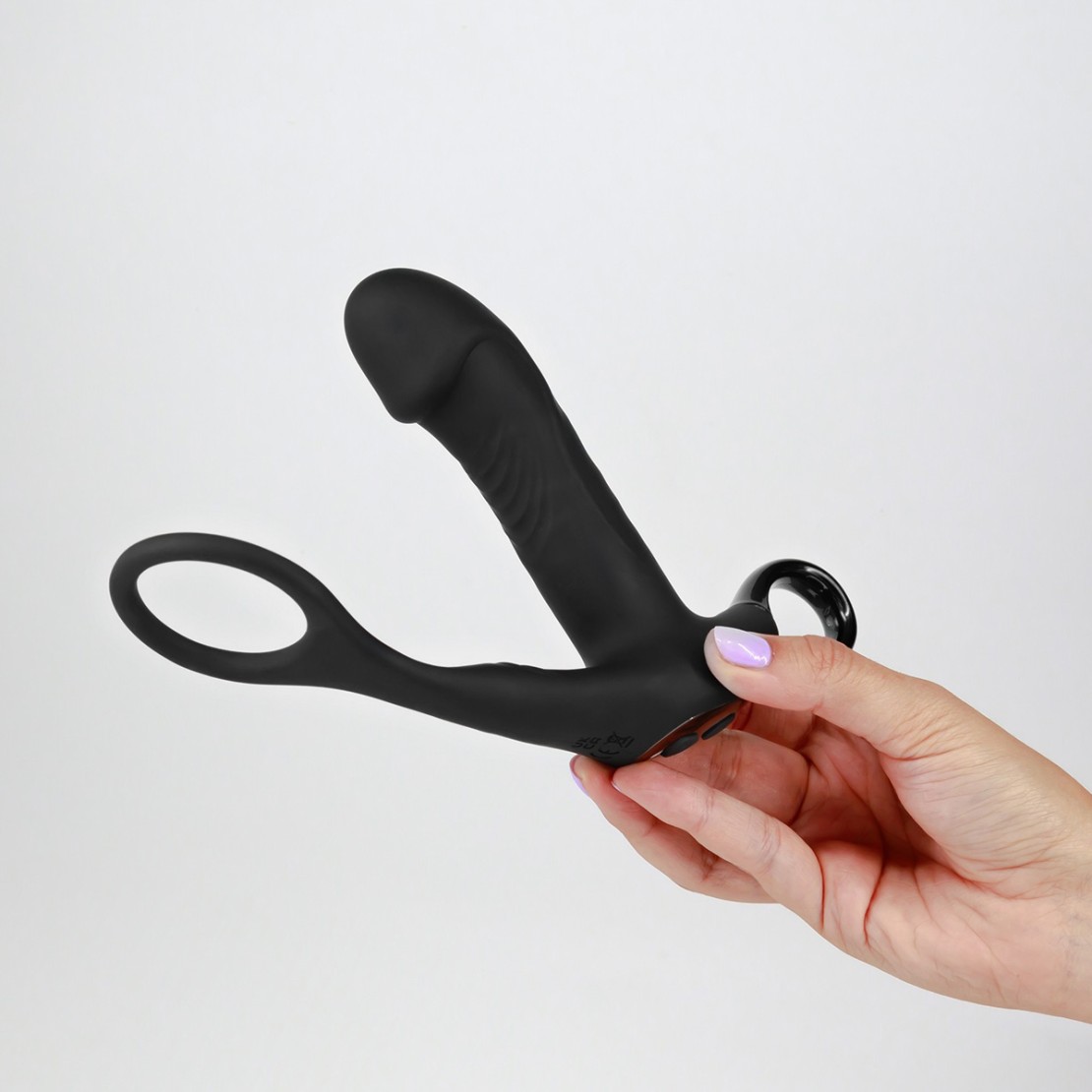 MASSAGGIATORE PROSTATICO WIRELESS CON ANELLO E...