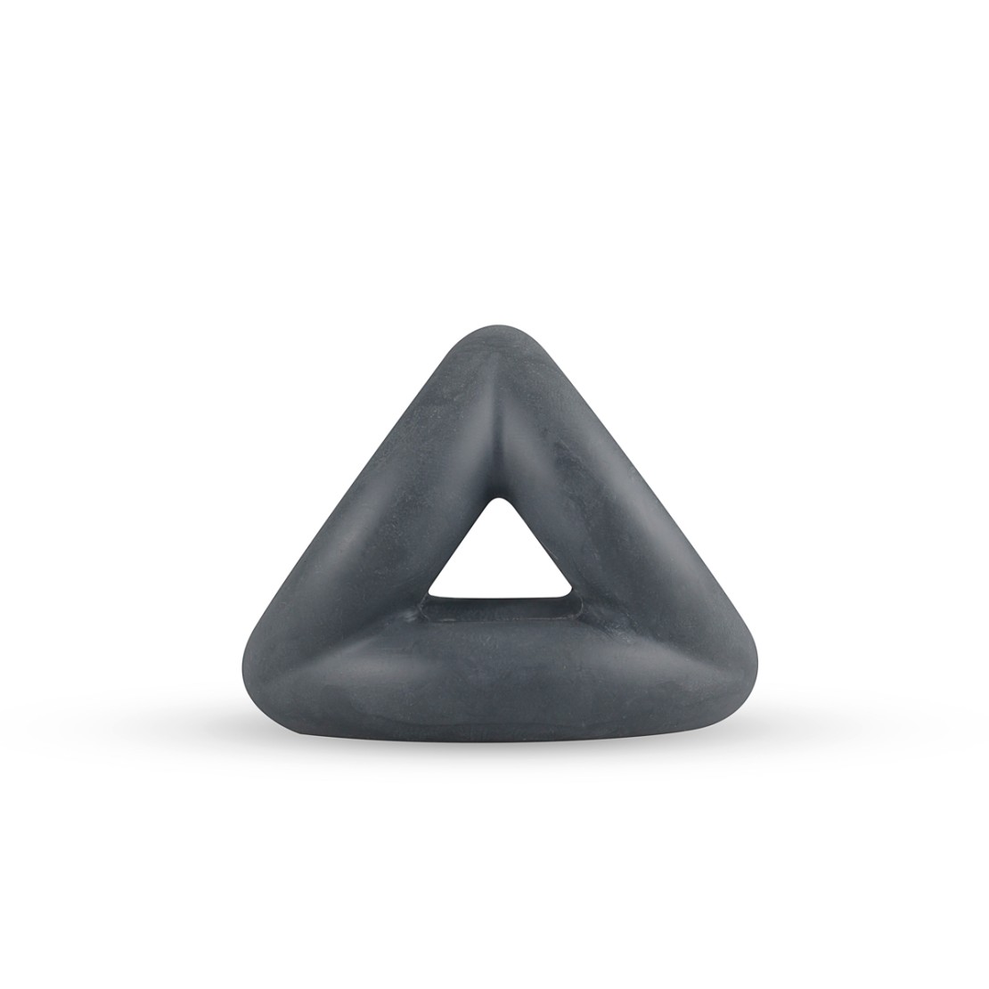 ANELLO TRIPLO IN SILICONE NERO MORBIDO PER...