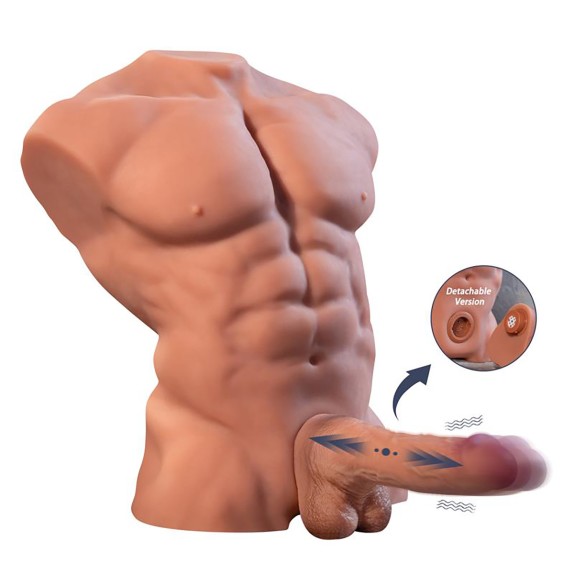 FITTER TORSO DI UOMO CON FALLO SU E GIÙ E VIBRAZIONE CON APP