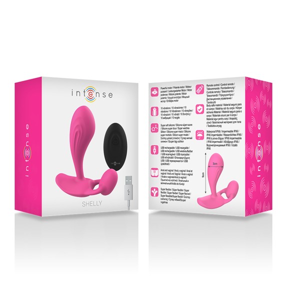 SHELLY PLUG ANALE VIBRANTE WIRELESS USB UNISEX CON STIMOLATORE ESTERNO