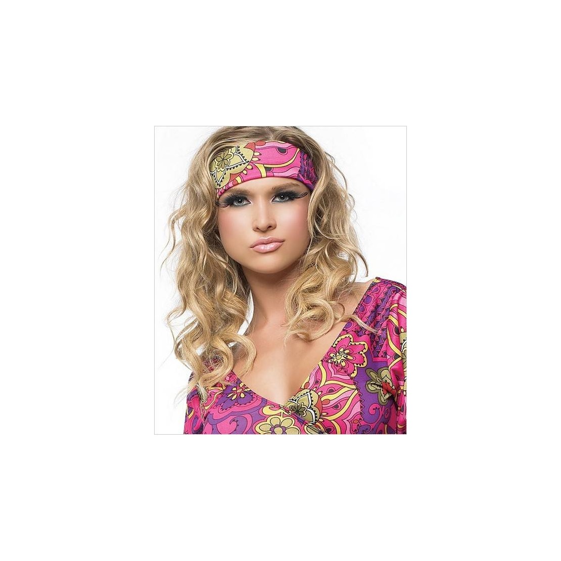 COSTUME TRAVESTIMENTO RAGAZZA HIPPIE              