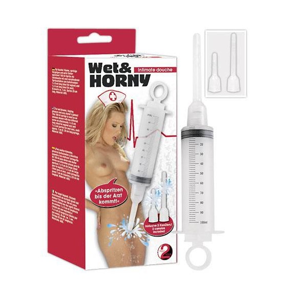 CLISTERE A SIRINGA CON RICAMBI WET E HORNY