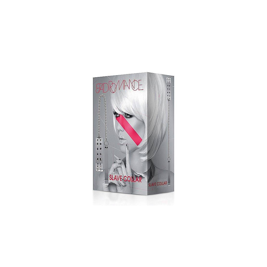 COLLARE CON GUINZAGLIO BAD ROMANCE IN METALLO     