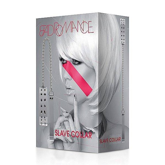 COLLARE CON GUINZAGLIO BAD ROMANCE IN METALLO     