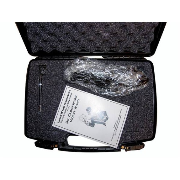 DR CLOCKWORK'S MACCHINA ELETTRICA VIOLET WAND KIT BASE 1 ELETTRODO 