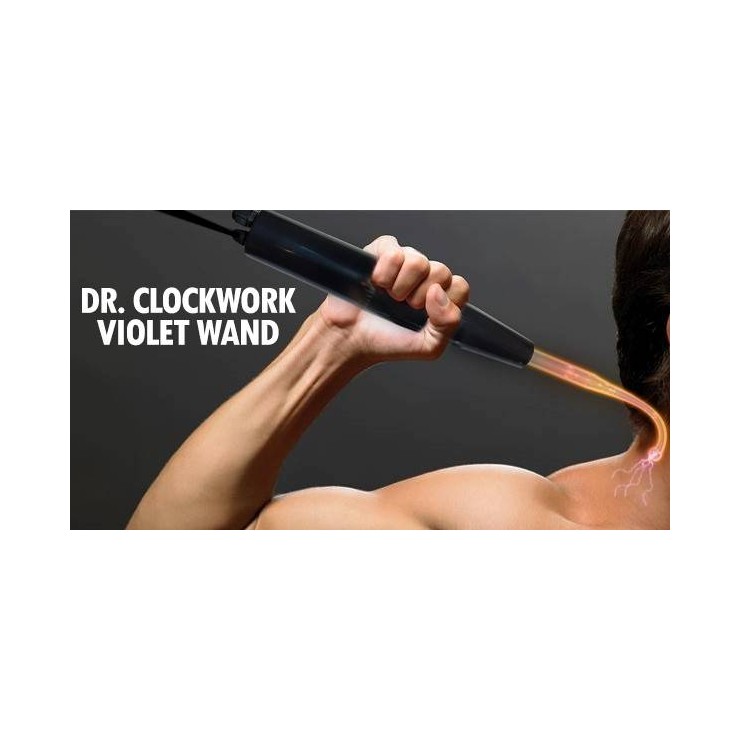 DR CLOCKWORK'S MACCHINA ELETTRICA VIOLET WAND KIT BASE 1 ELETTRODO