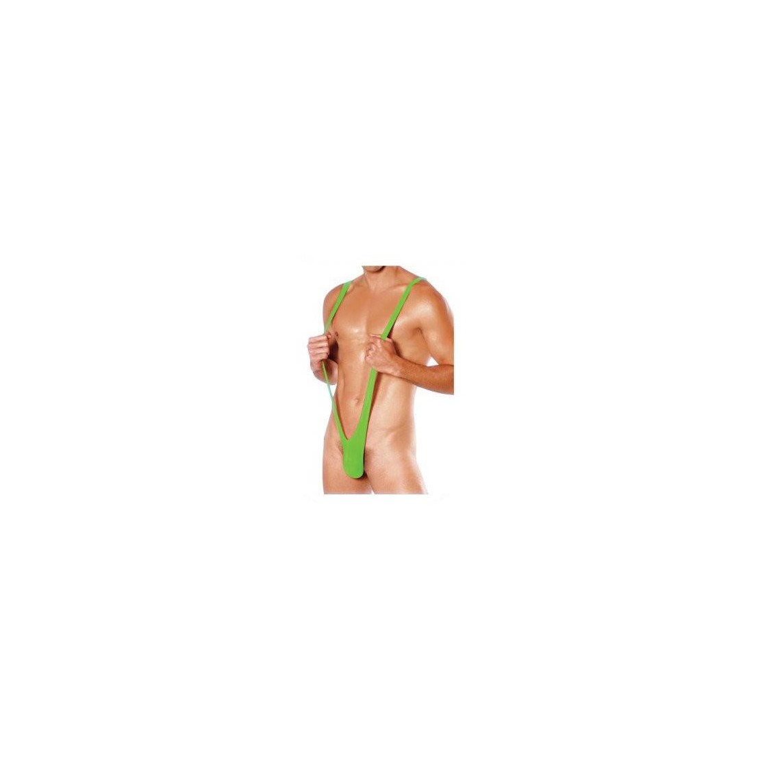 COSTUME MANKINI BORAT BVERDE ALLE SPALLE          