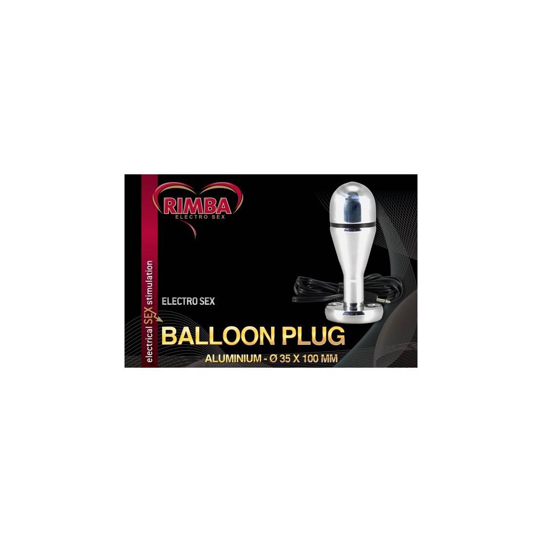 TAPPO ANALE IN ALLUMINIO ELETTRICO BALLOON PLUG 