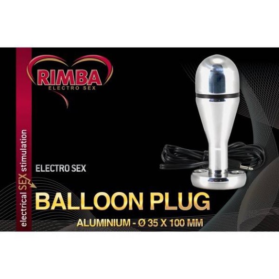 TAPPO ANALE IN ALLUMINIO ELETTRICO BALLOON PLUG 