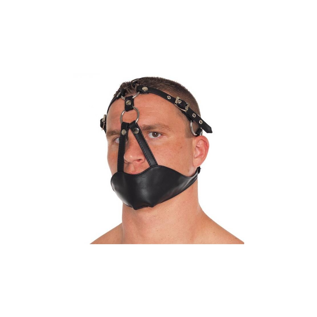 MUZZLE - BAVAGLIO IN PELLE RIMBA