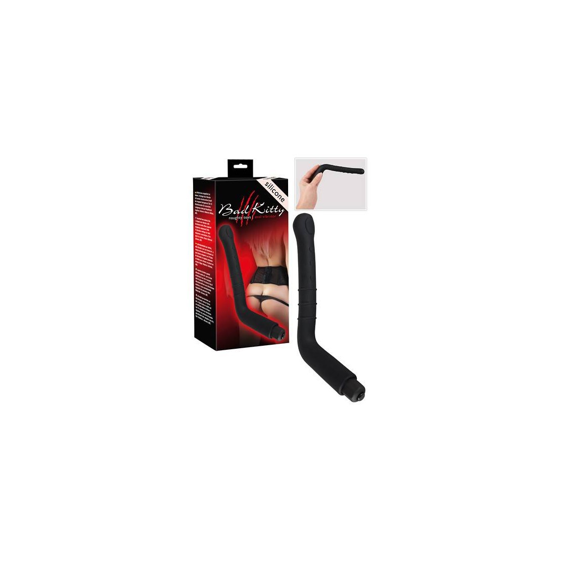 VIBRATORE ANALE FORMA AD L