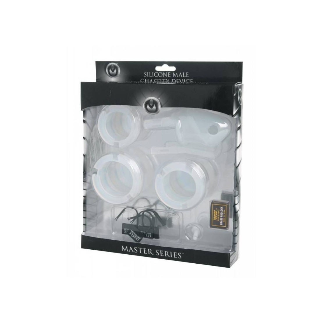 CINTURA DI CASTITA' IN SILICONE BIANCO 