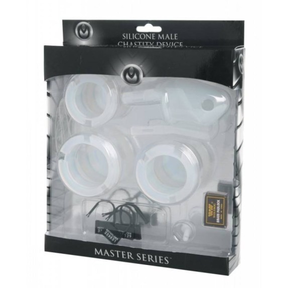 CINTURA DI CASTITA' IN SILICONE BIANCO 