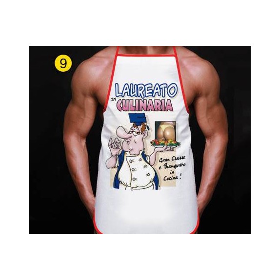 GREMBIULE "LAUREATO IN CULINARIA" 