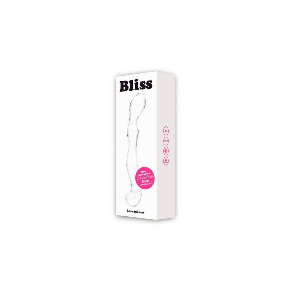 DILDO ANALE IN CRISTALLO BLISS