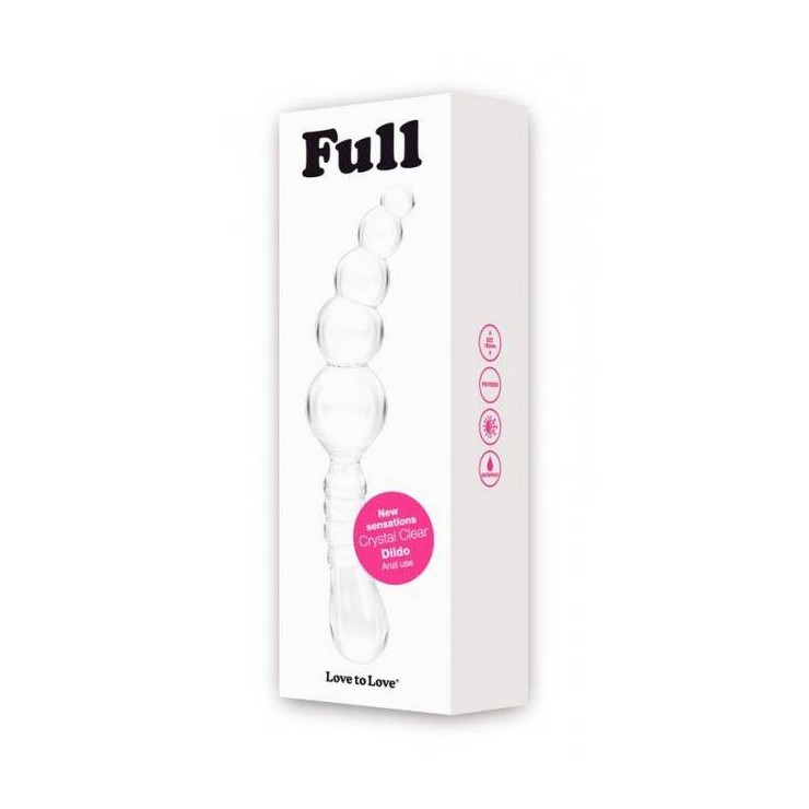 DILDO ANALE IN ONDULATO TRASPARENTE 2