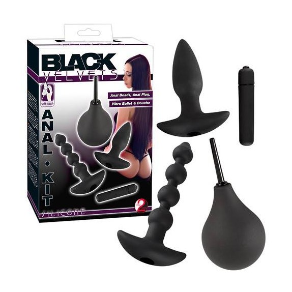 KIT PER IL PIACERE ANALE BLACK VELEVETS
