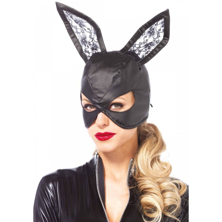 MASCHERA DA CONIGLIA REGOLABILE DIETRO