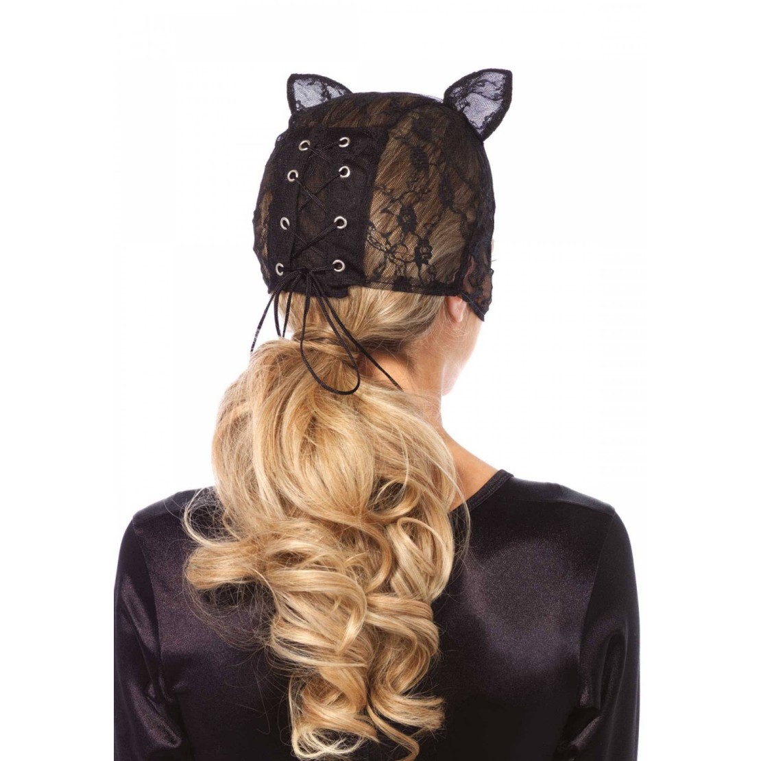 MASCHERA DA GATTINA IN PIZZO