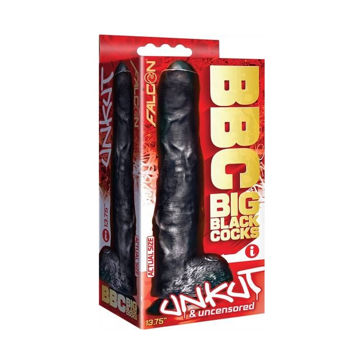 BIG BLACK COCK UNKUT FALCON GRANDE DILDO