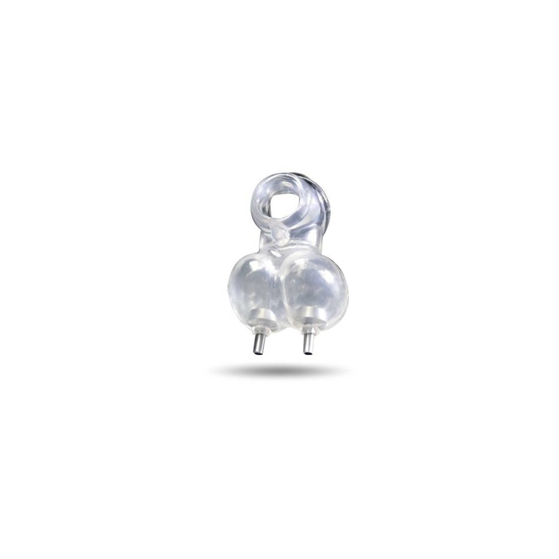 ANELLO PER PENE CON SACCO PER TESTICOLI ELETTROSTIMOLATO