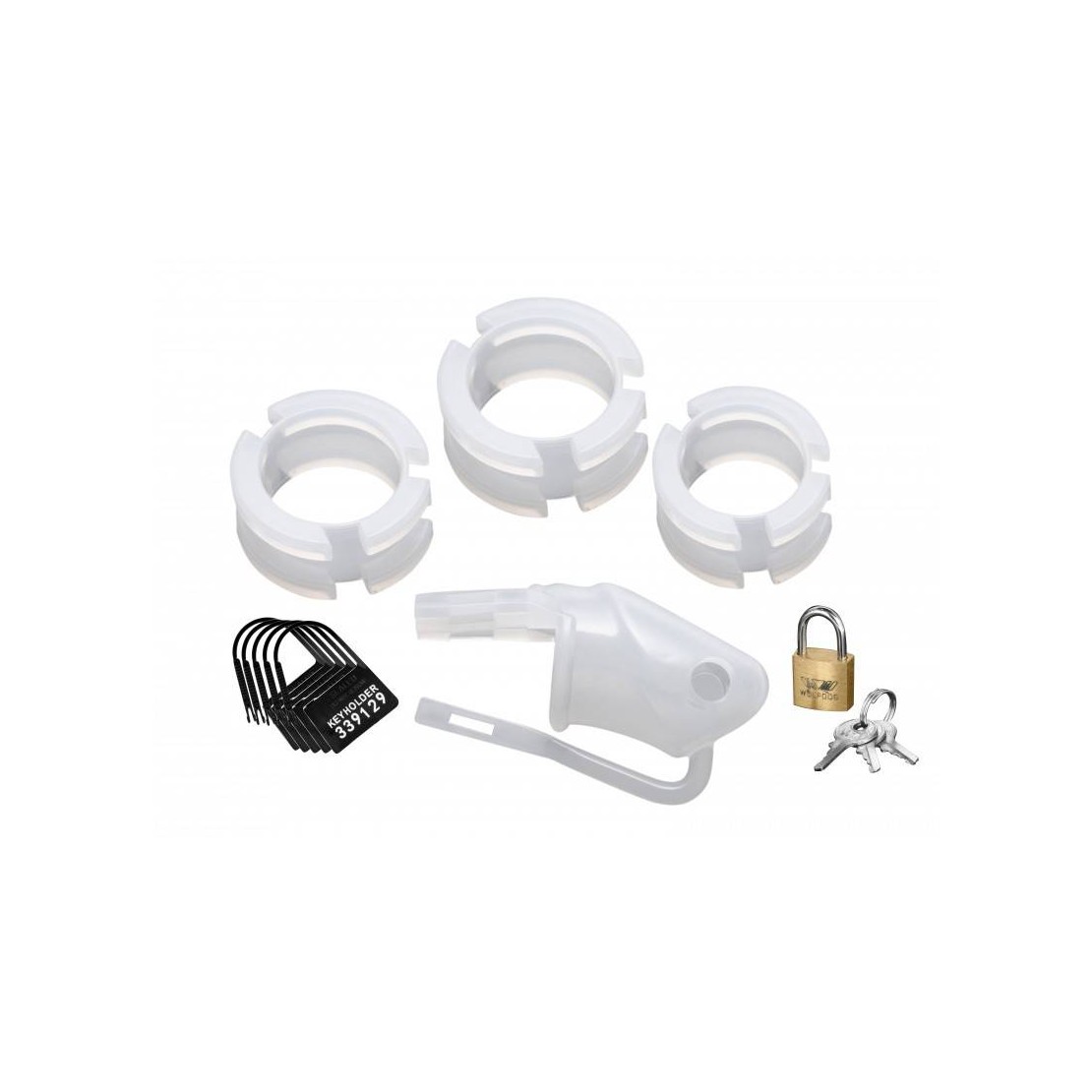 CINTURA DI CASTIT? IN SILICONE BIANCO