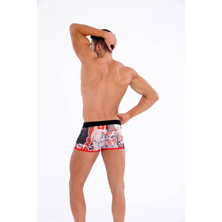 BOXER PER UOMO STAMPATO TRAMA FANTASIA 2
