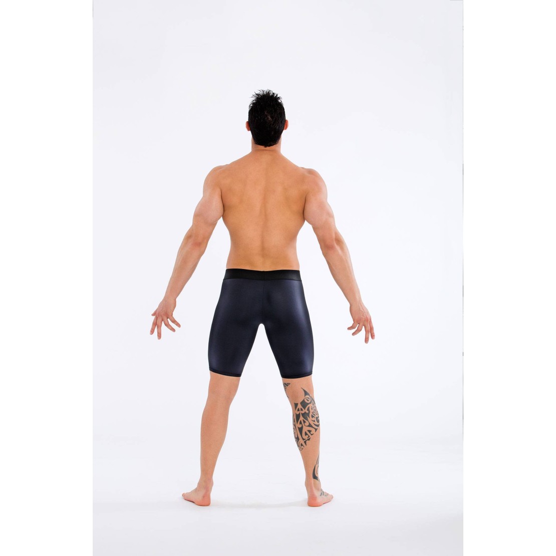 PANTALONCINI PER UOMO ADERENTI SEMI LUCIDI