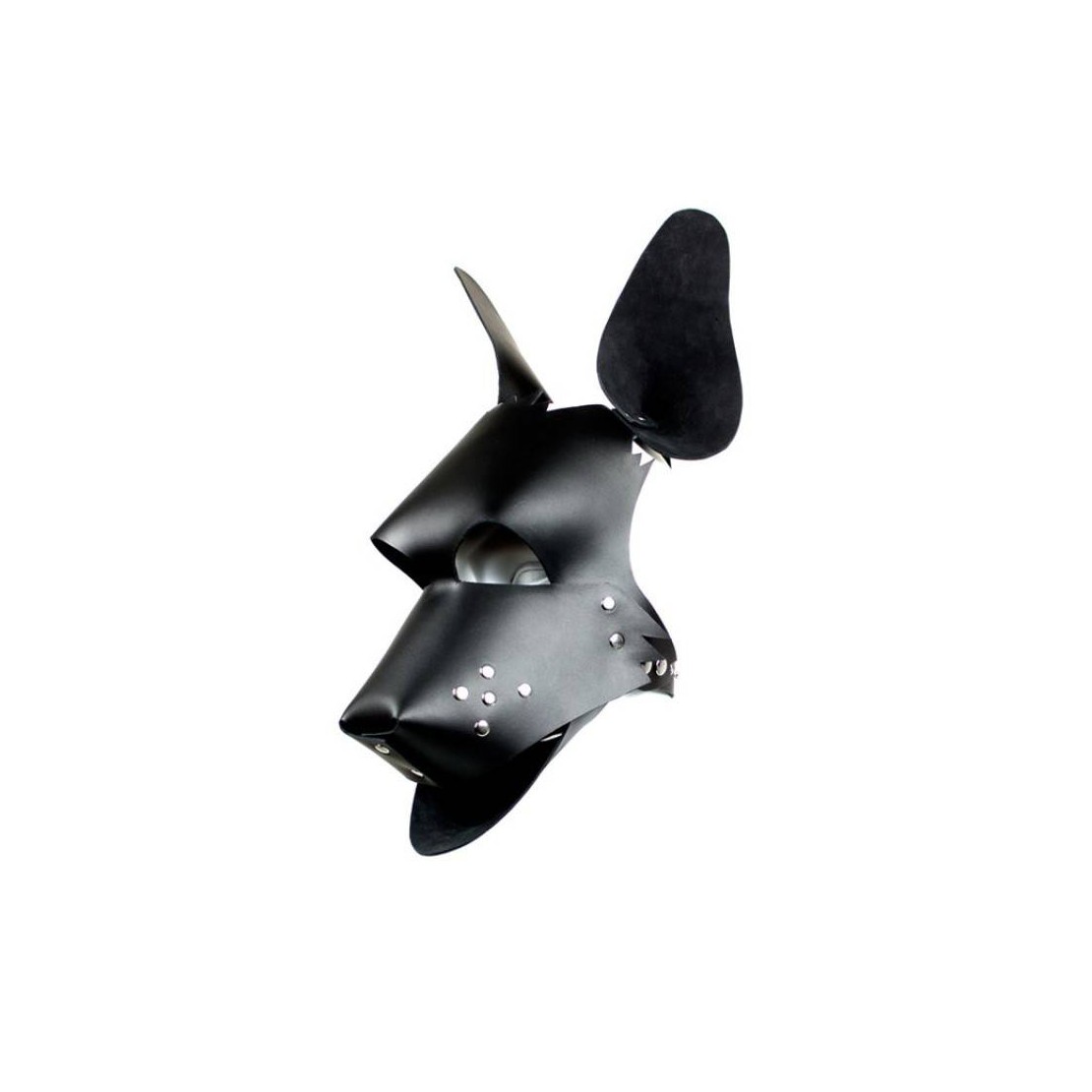 MASCHERA DA CANE IN CUOIO