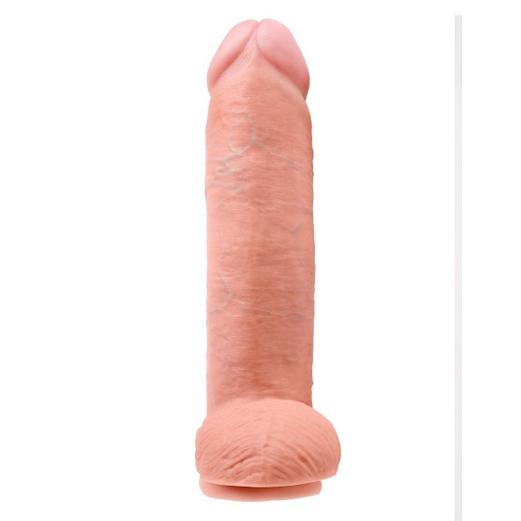 DILDO REALISTICO 12 INCH CON TESTICOLI KING COCK