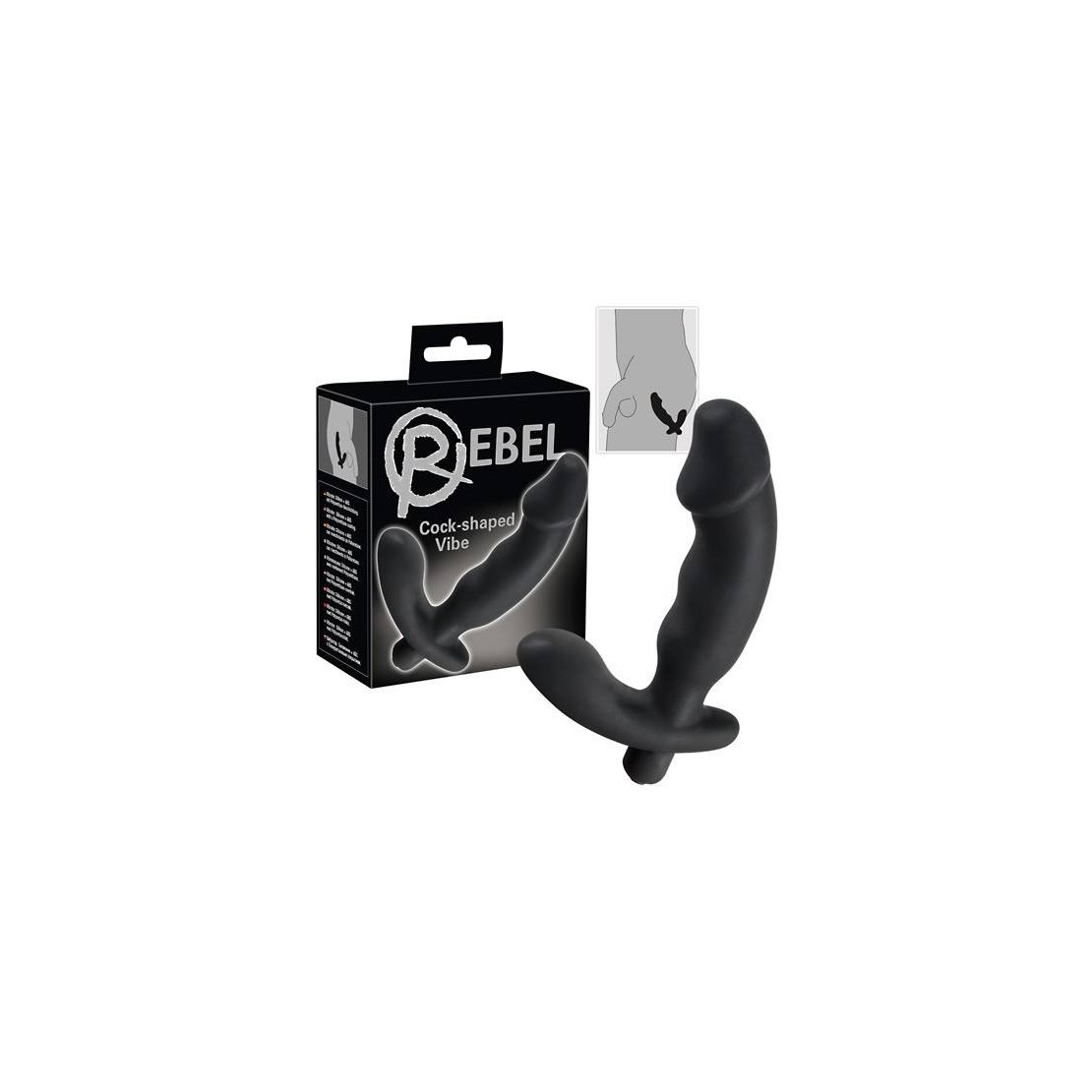 VIBRATORE PROSTATICO REALISTICO REBEL 