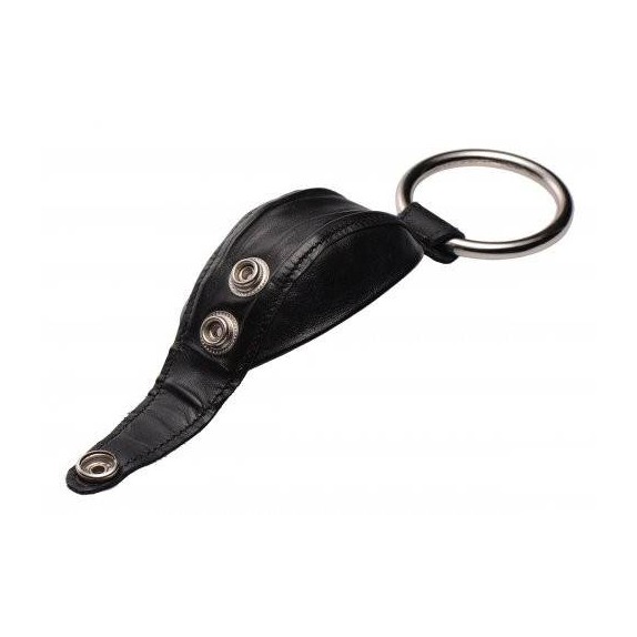 CINTURA DI CASTITA' IN PELLE CON ANELLO JACKET