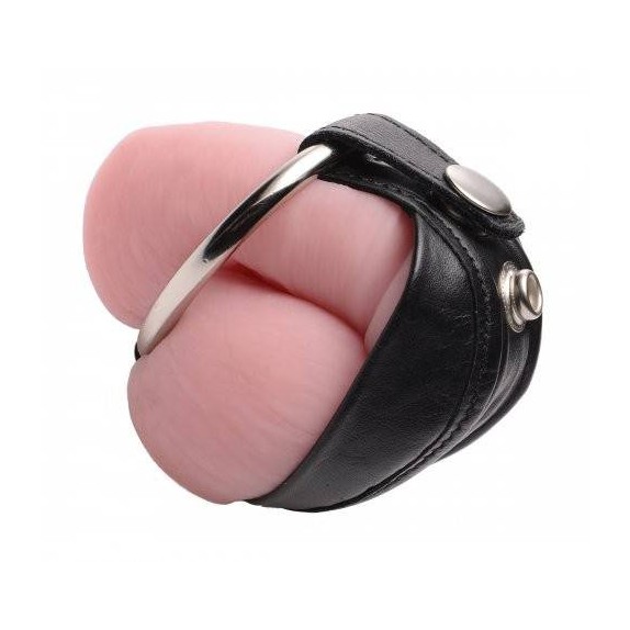 CINTURA DI CASTITA' IN PELLE CON ANELLO JACKET