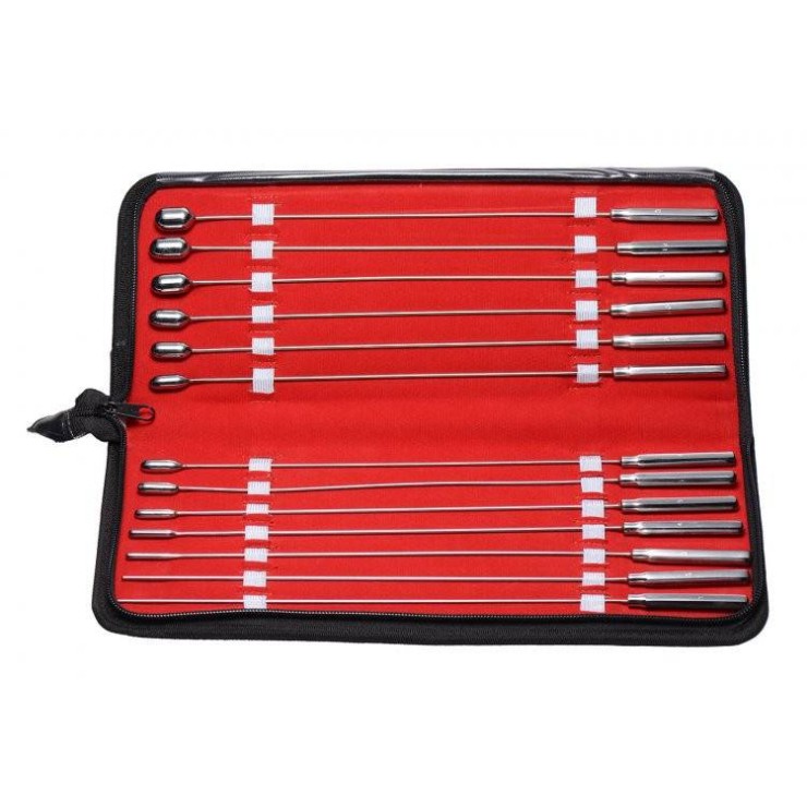 KIT 13 SONDE URETRALI DILATATORI IN ACCIAO KIOTOS