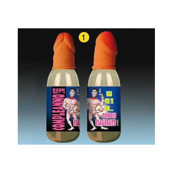 MINI BIBERON CON PENE BRINDISI ESAGERATO