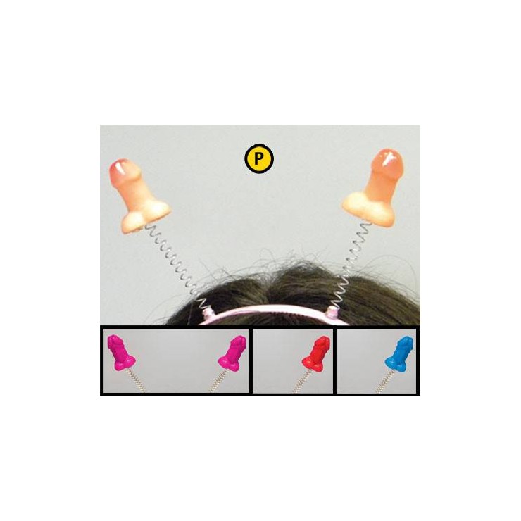 CERCHIETTO CON ANTENNE A FORMA DI PENE