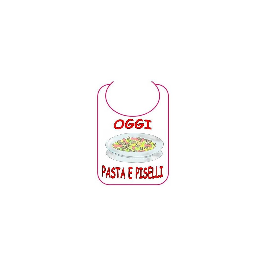 BAVAGLIO SCHERZOSO OGGI PASTA E PISELLI 