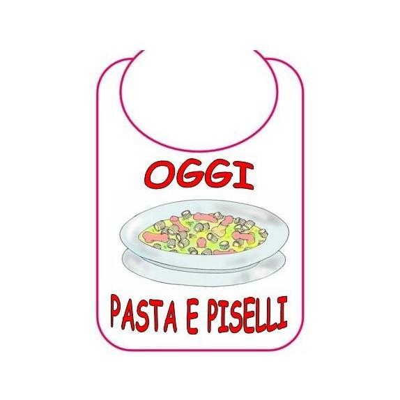 BAVAGLIO SCHERZOSO OGGI PASTA E PISELLI 