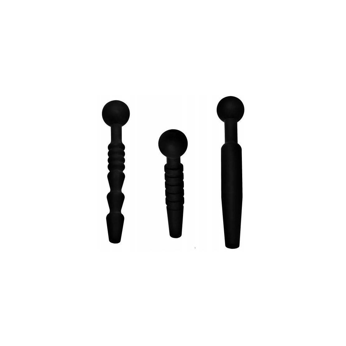 3 DIVARICATORI URETRALI TAPPI PER URETRA DARK RODS