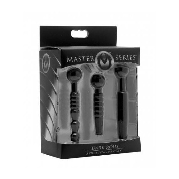 3 DIVARICATORI URETRALI TAPPI PER URETRA DARK RODS